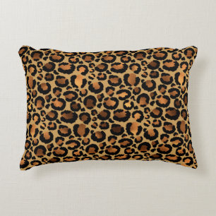 Coussins Décoratifs Élégant endroit de léopard Brown glam animal sa