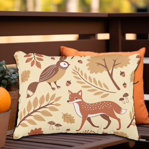 Coussins Décoratifs Élégant Motif d'automne scandinave