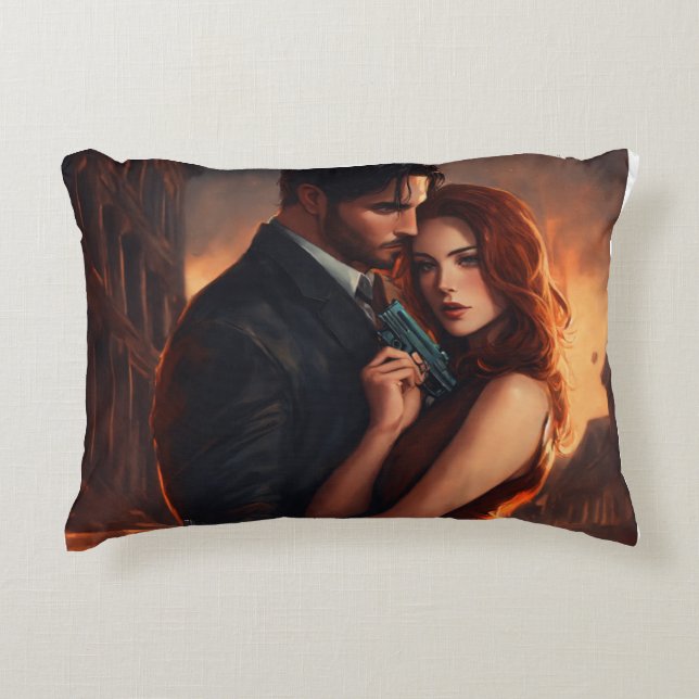 Coussins Décoratifs Élégante crête de famille de Corneille Noire - Les (Devant)