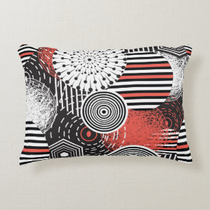 Coussins Décoratifs Éléments d'illustration Abstraite Vintage graphiqu