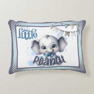 Coussins Décoratifs Éléphant Bleu Mignon - Petit Cacahuète