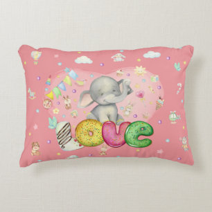 Coussins Décoratifs Eléphant gris mou