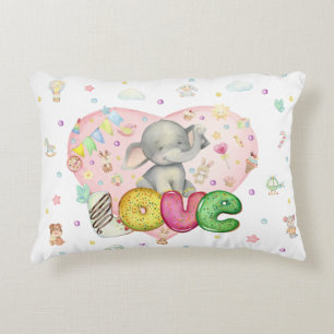 Coussins Décoratifs Eléphant gris mou
