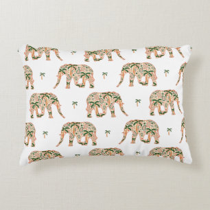 Coussins Décoratifs Éléphants ornés de paisley floral indien