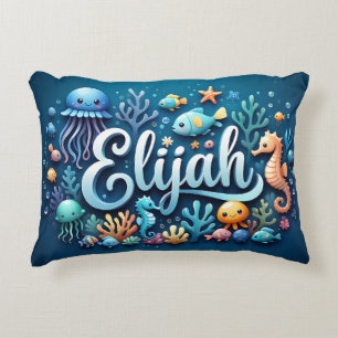 Coussins Décoratifs Elijah Nom Ocean Thème Décoratif Sea Life