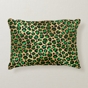 Coussins Décoratifs Emerald and Gold Safari Series Design 8