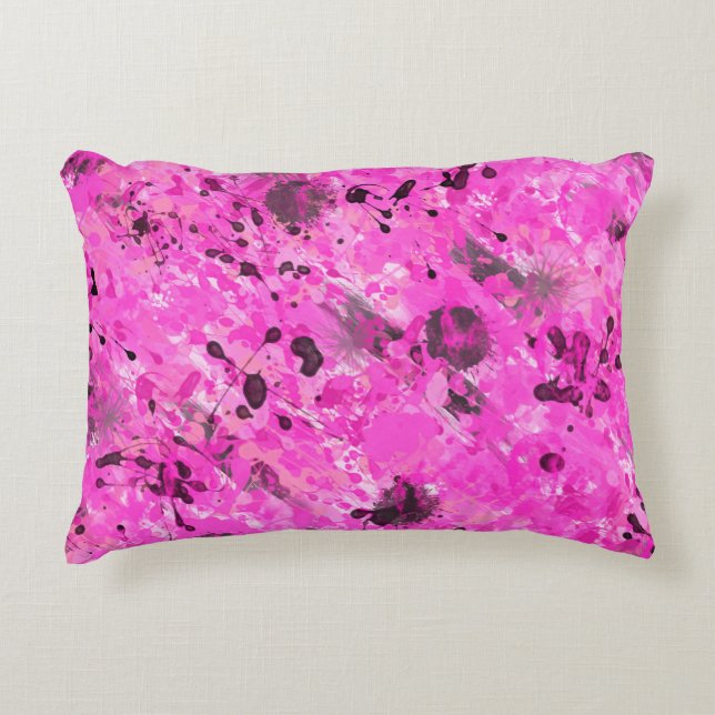 Coussins Décoratifs Encre rose (Devant)