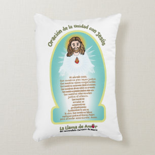 Coussins Décoratifs Enfants espagnols FOL Mama Marie Icône + Prière d'