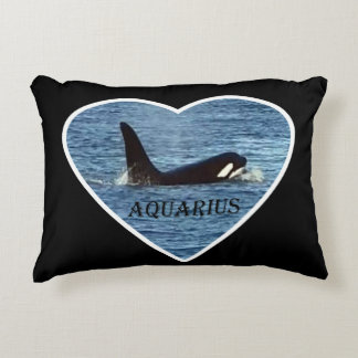 Coussins Décoratifs Épaulard de la Côte Ouest Aquarius Personnalisable