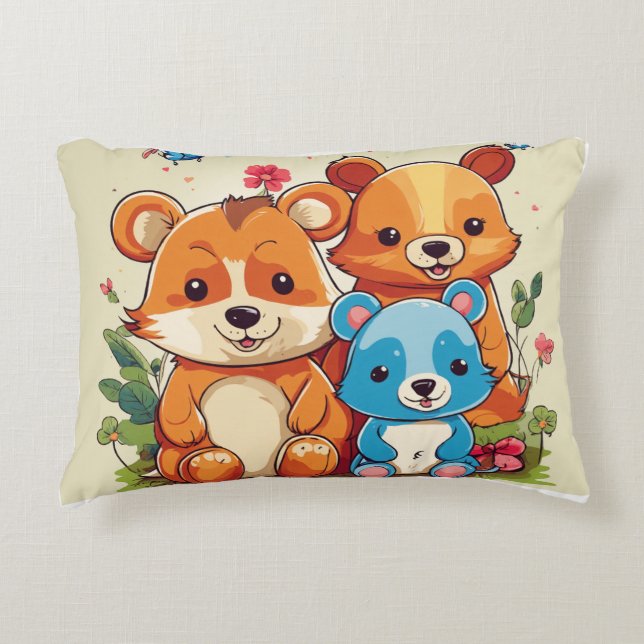 Coussins Décoratifs Équipage d'entraînement de hamster : intensité du  (Devant)