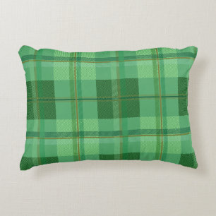 Coussins Décoratifs Esthétique carreaux olive doré terreux