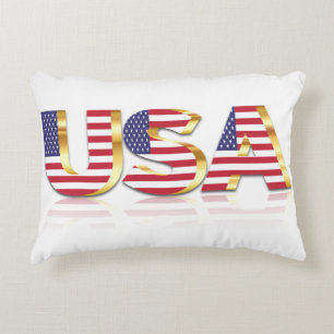Coussins Décoratifs États-Unis - États-Unis d'Amérique - Drapeau -
