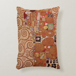 Coussins Décoratifs Exécution par Gustav Klimt, Art Nouveau vintage