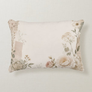 Coussins Décoratifs Faire-part de mariage de jardin avec naturel