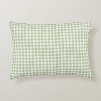 Coussins Décoratifs Faye et Lauren Gingham Vert 1