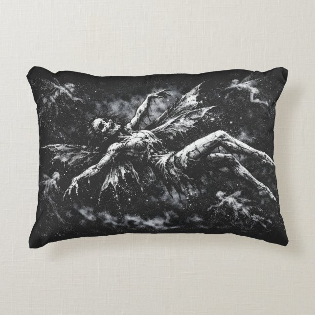 Coussins Décoratifs Fée Morte par BurnsInHell (Devant)