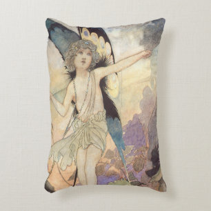 Coussins Décoratifs Fée papillon victorienne vintage par Robinson