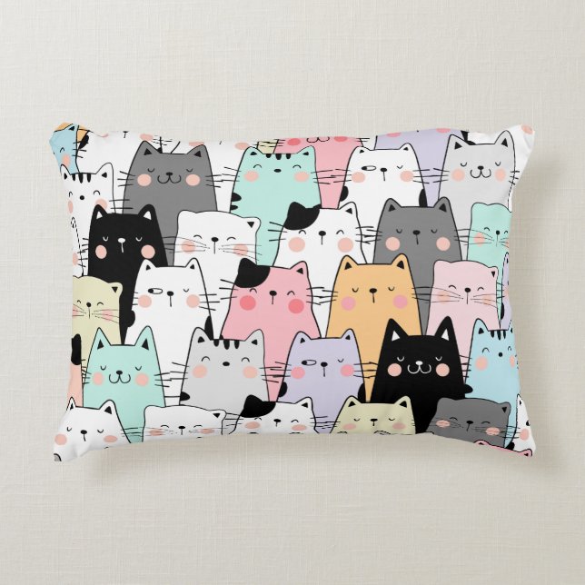 Coussins Décoratifs Fête du chat (Devant)