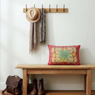 Coussins Décoratifs Feuille Abstrait Alphonse Mucha