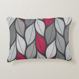 Coussins Décoratifs Feuille coloré stylisé motif sans soudure