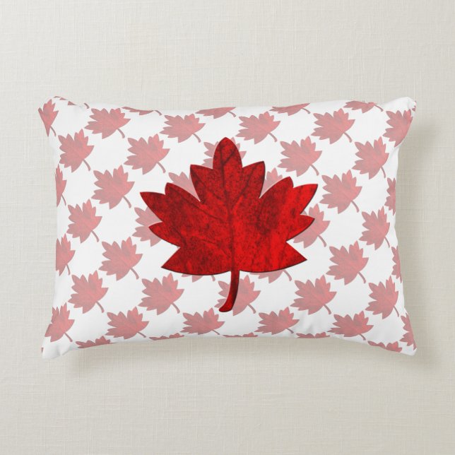 Coussins Décoratifs Feuille d'érable du Canada (Devant)