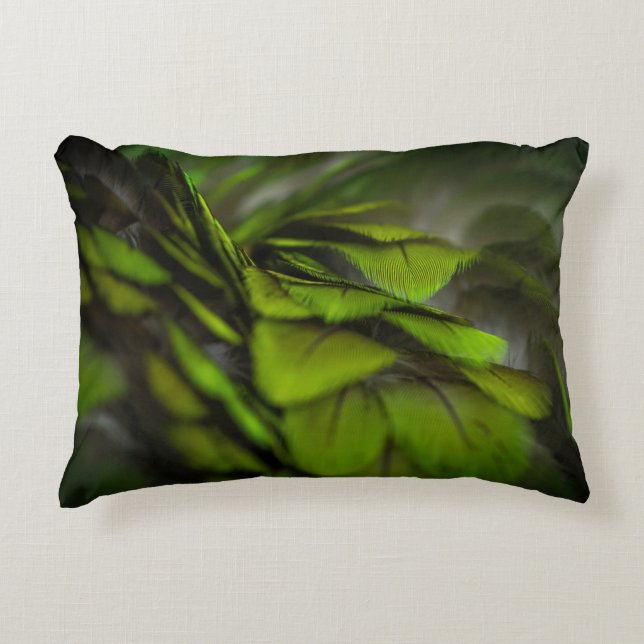 Coussins Décoratifs Feuille verte (Devant)
