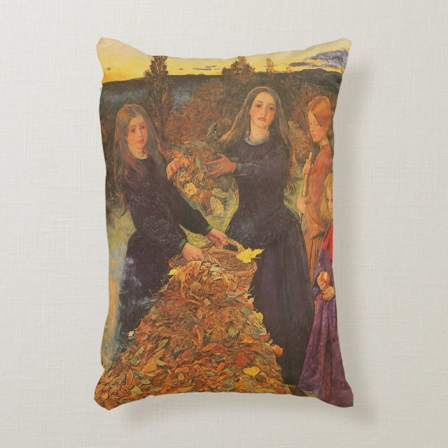 Coussins Décoratifs Feuilles d'automne de Sir John Everett Millais (Devant(Vertical))