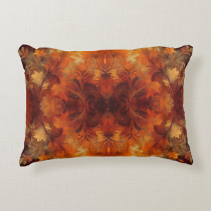Coussins Décoratifs Feuilles d'automne de ton foncé