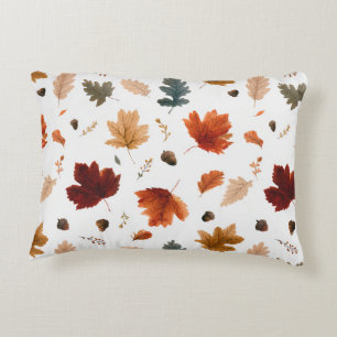 Coussins Décoratifs Feuilles d'automne et glands Botanique