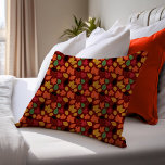 Coussins Décoratifs Feuilles d'automne vibrantes Motif multicolores<br><div class="desc">Parfait pour les cadeaux d'automne et les occasions,  ce motif feuille dynamique et multicolore fera plaisir à votre chambre</div>