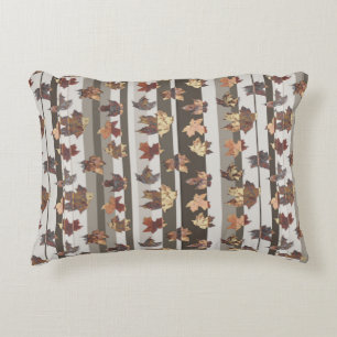 Coussins Décoratifs Feuilles de couleur d'automne de bande