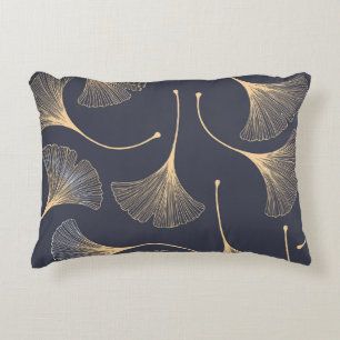 Coussins Décoratifs Feuilles de Ginkgo modèle floral sans joint