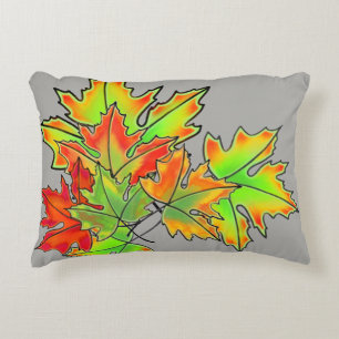 Coussins Décoratifs Feuilles d'érable multicolores
