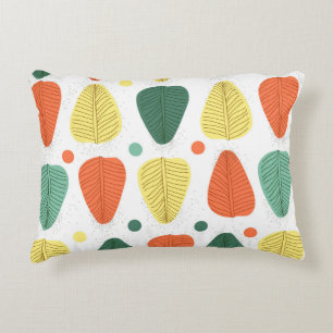 Coussins Décoratifs Feuilles peints de couleur, cadre d'affaires brill