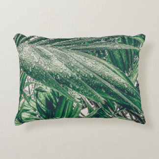 Coussins Décoratifs Feuilles tropicaux avec Raindrops