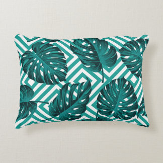 Coussins Décoratifs Feuilles tropicaux : Motif Floral sans joint.