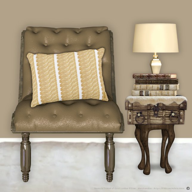 Coussins Décoratifs Fil d'oreiller à jet d'or (Thread of Gold Lumbar Pillow designd by Poet Adiela Akoo. Love it? GET it! Shop my store 4 gr8t buys)