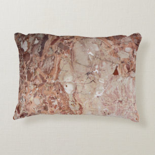 Coussins Décoratifs Finition cramoisie de marbre de caillou de