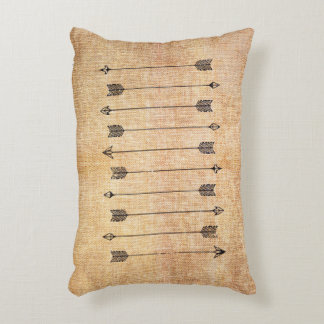 Coussins Décoratifs Flèches de toile rustiques de hippie