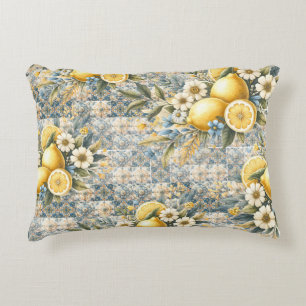 Coussins Décoratifs Fleur carrelée méditerranéenne Italien Positano Le