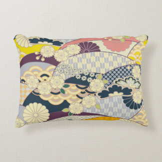 Coussins Décoratifs Fleur de cerisier japonais Floral Rouge Blanc