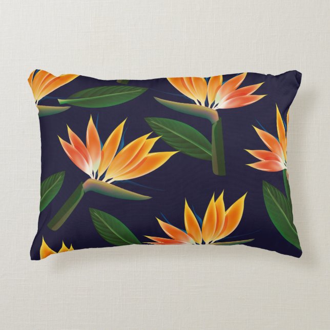 Coussins Décoratifs Fleur de l'oiseau de paradis (Devant)