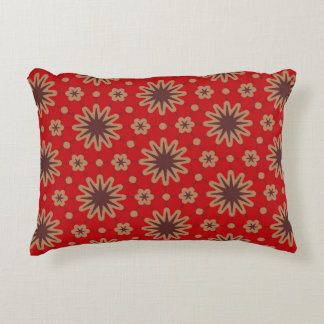 Coussins Décoratifs Fleur Éclatante Écarlate