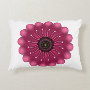 Coussins Décoratifs Fleur Fantastique Rose Luminescente Fleur Floral