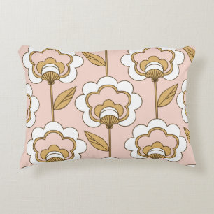 Coussins Décoratifs Fleur rétro : motif vintage sans soudure.