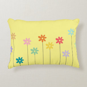 Coussins Décoratifs Fleur vintage colorée