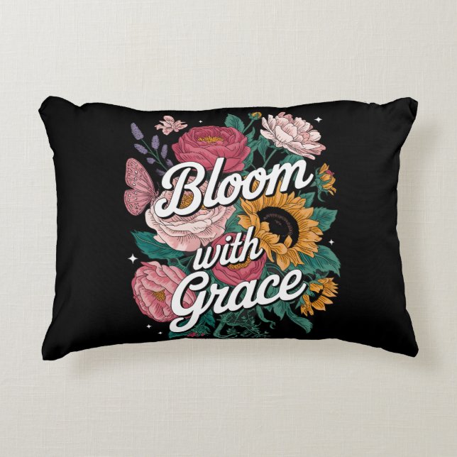 Coussins Décoratifs Fleurir avec grâce  (Devant)