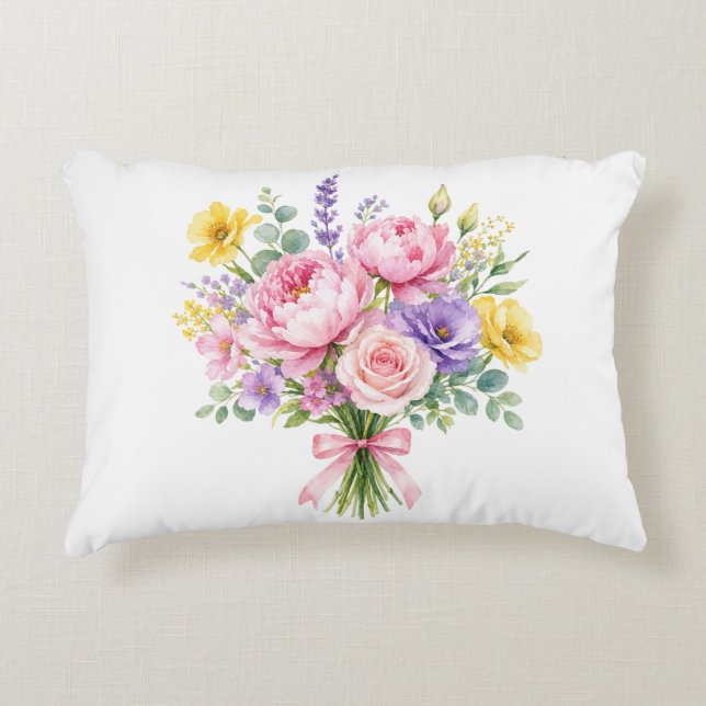 Coussins Décoratifs fleurs (Devant)