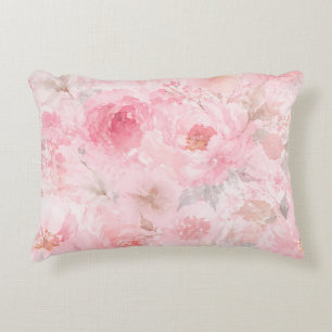 Coussins Décoratifs Fleurs aquarelles Blush Bloom