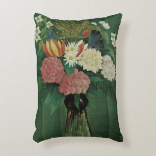 Coussins Décoratifs Fleurs avec du lierre par Henri Rousseau, Floral V